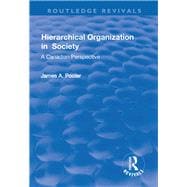 Hierarchical Organization in Society