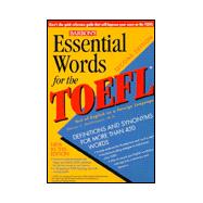 Essential Words for the Toefl