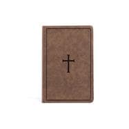 KJV Thinline Bible, Brown LeatherTouch