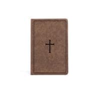 KJV Thinline Bible, Brown LeatherTouch,9781087774664