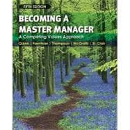 Becoming a Master Manager: A Competing Values Approach, 5th Edition