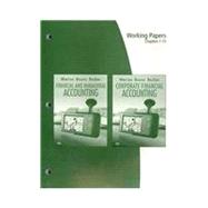 Working Papers, Chapters 1-15 for Warren/Reeve/Duchac’s Corporate Financial Accounting, 10th and Financial & Managerial Accounting, 10th