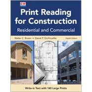 Print Reading for Construction Bundle (Text + EduHub LMS-Ready Content, 1yr. Indv. Access Key Packet)