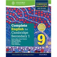 Complete English for Cambridge Lower Secondary Student Book 9 For Cambridge Checkpoint and beyond