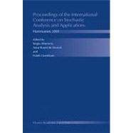 Proceedings Of The International Conference On Stochastic Analysis And Applications: Hammamet, 2001