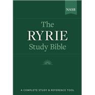 The Ryrie NAS Study Bible Genuine Leather Burgundy Red Letter