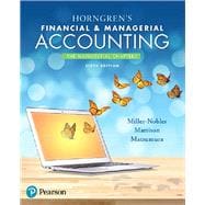 Horngren's Financial & Managerial Accounting, The Managerial Chapters Plus MyLab Accounting with Pearson eText -- Access Card Package