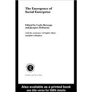The Emergence of Social Enterprise