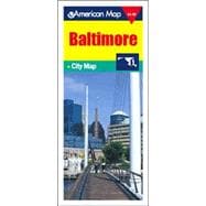 American Map: Baltimore, City Map