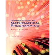 Introduction to Mathematical Programming