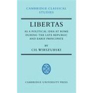 Libertas as a Political Idea at Rome during the Late Republic and Early Principate