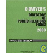 O'Dwyer's Directory Of Public Relations Firms 2009