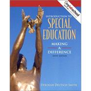 Introduction to Special Education : Making a Difference