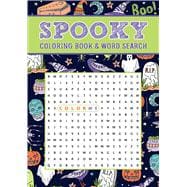 Spooky Coloring Book and Word Search