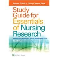 Study Guide for Essentials of Nursing Research,9781496354693