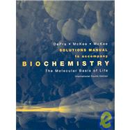 Biochemistry The Molecular Basis of Life International
