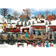 Winter Train Station Deluxe Boxed Holiday Cards