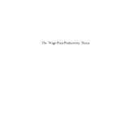 Wage-Price-Productivity Nexus