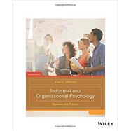 Industrial and Organizational Psychology,9781119304708