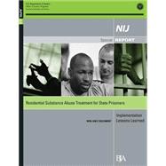 Residential Substance Abuse Treatment for State Prisoners