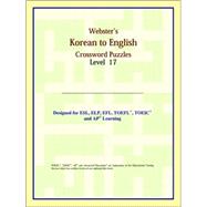 Webster's Korean to English Crossword Puzzles: Level 17