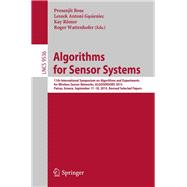 Algorithms for Sensor Systems