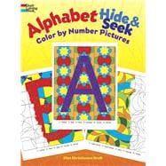 Alphabet Hide & Seek Color by Number Pictures