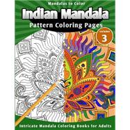Indian Mandalas Adult Coloring Book