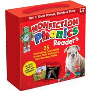 Nonfiction Phonics Readers SET 1: Short Vowels, Blends & More (Single-Copy Set) 25 Motivating Decodable Books That Reinforce Key Reading Skills
