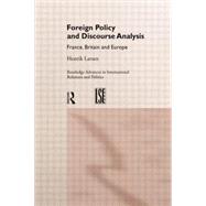 Foreign Policy and Discourse Analysis: France, Britain and Europe