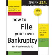 How To File Your Own Bankruptcy (Or How To Avoid It)