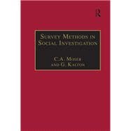 Survey Methods in Social Investigation