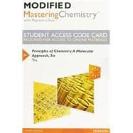 Modified Mastering Chemistry with Pearson eText -- Standalone Access Card -- for Chemistry