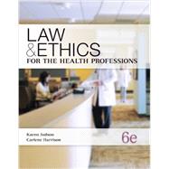 Law and Ethics for Health Professions w/Connect