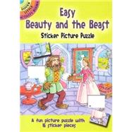 Easy Beauty And The Beast Sticker Picture Puzzle