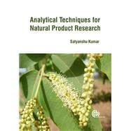 Analytical Techniques for Natural Product Research