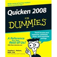 Quicken 2008 For Dummies