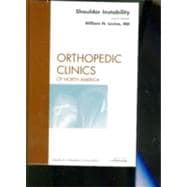 Shoulder Instability: An Issue of Orthopedic Clinics of North America