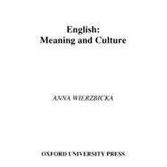 English Meaning and Culture