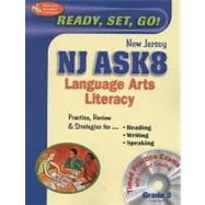 Ready, Set, Go!  New Jersey NJ ASK8 Language Arts Literacy book cover, ISBN 9780738604749