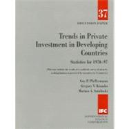 Trends in Private Investment in Developing Countries: Statistics for 1970-97 and Perceived Obstacles to Doing Business