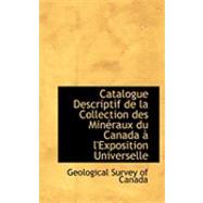 Catalogue Descriptif de la Collection des Minacraux du Canada an L'Exposition Universelle