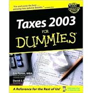 Taxes for Dummies, 2003