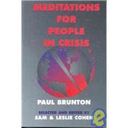 Meditations for People in Crisis