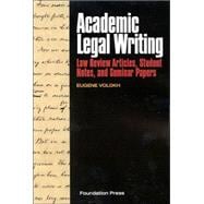 Academic Legal Writing