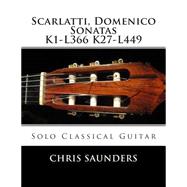 Scarlatti, Domenico K1-k27 for Solo Classical Guitar