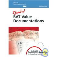Essential BAT Value Documentations : From the MAK-Collection for Occupational Health and Safety