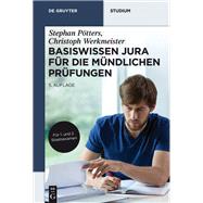 Basiswissen Jura für die mündlichen Prüfungen