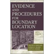 Evidence and Procedures for Boundary Location