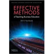 2013 Effective Methods of Teaching Business Education - 3rd Ed. (# 51)